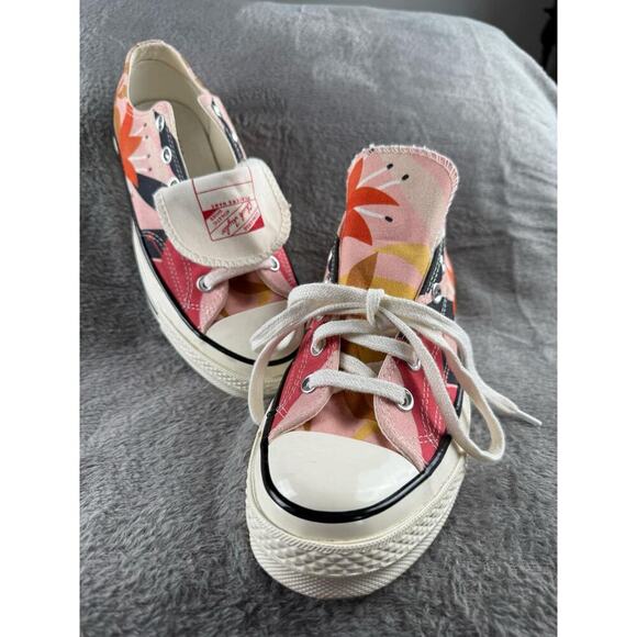 Converse Chuck 70 Womens US 10 UK‎ 8 Pink Floral Low Top Canvas Shoes Sneakers - Picture 8 of 13